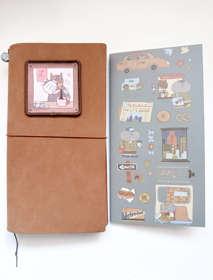 KuboandLucy Stationery Co x Idiot Sandwich - Standard TN Notebook - New York City - 