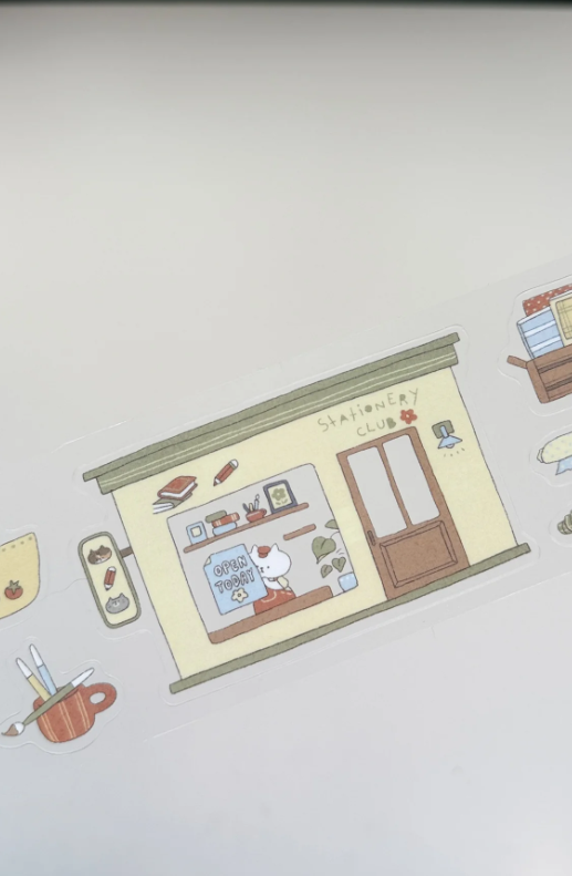 KuboandLucy Stationery Co x Idiot Sandwich - A Cup of Journaling P.E.T Tape