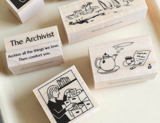 Maison Promenade - Archive Series Rubber Stamps