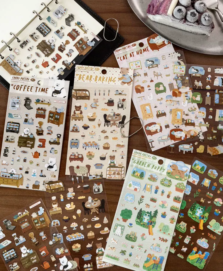 Stationery Corner - Sticker Sheet -Moments on Paper Series