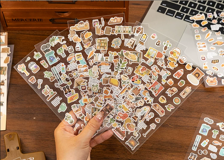 Stationery Corner - Sticker Sheet - Everyday Life Series