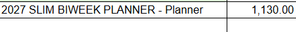 2027 TAN PO in FB group - Planner 
