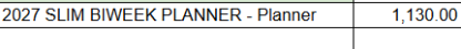 2027 TAN PO in FB group - Planner 