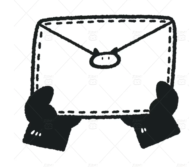 Xiami Studio - Self Ink Stamp - Envelope