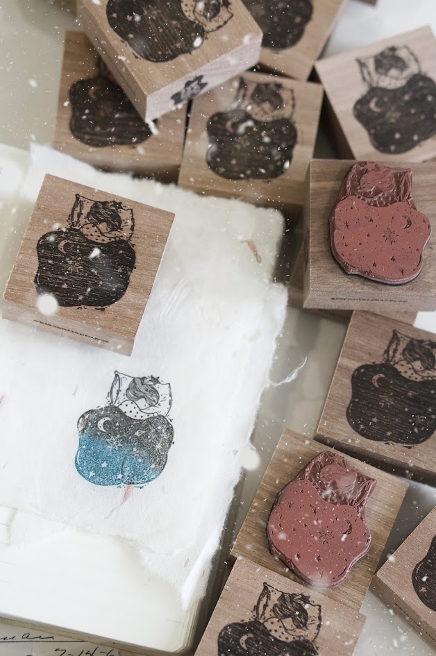 Black Milk Project - Notes in the Night - Rubber Stamps
