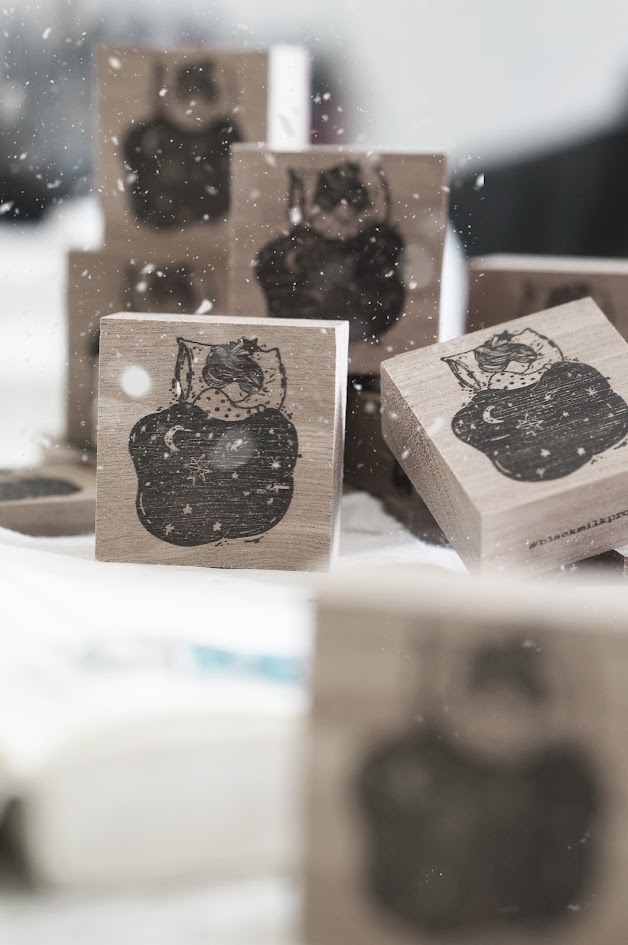 Black Milk Project - Notes in the Night - Rubber Stamps