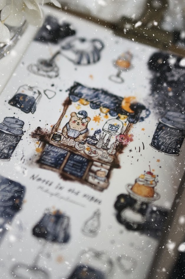Black Milk Project - Notes in the Night - Washi Sticker Sheet