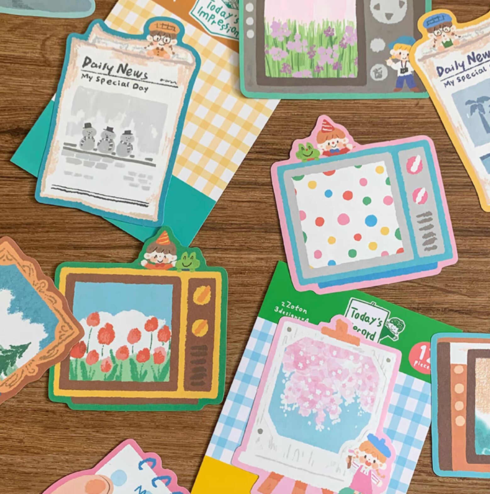 Molinta Memo Pad - Today's Impressions Die Cut Memo Pad