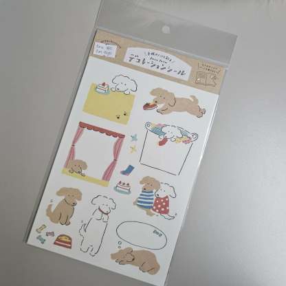 Furukawashiko Sticker Sheet - Fun Dogs