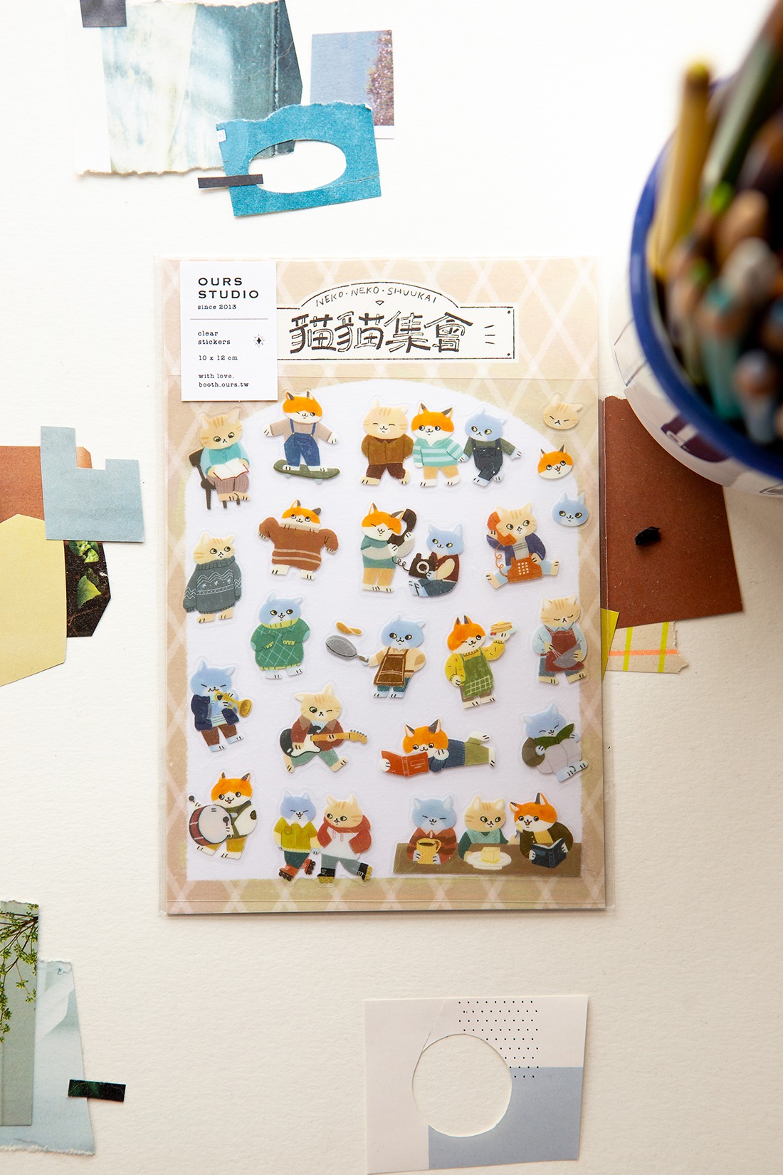 Ours Sticker Sheet - Sticker - Cats Gathering