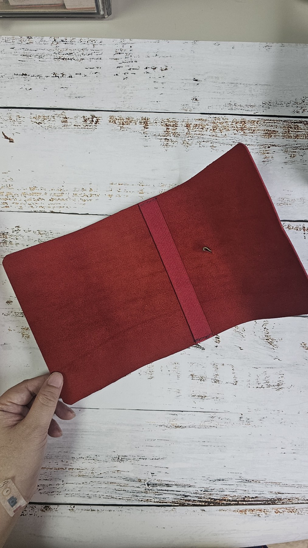 Premium Tri-Fold Leather Journal by Aina 
