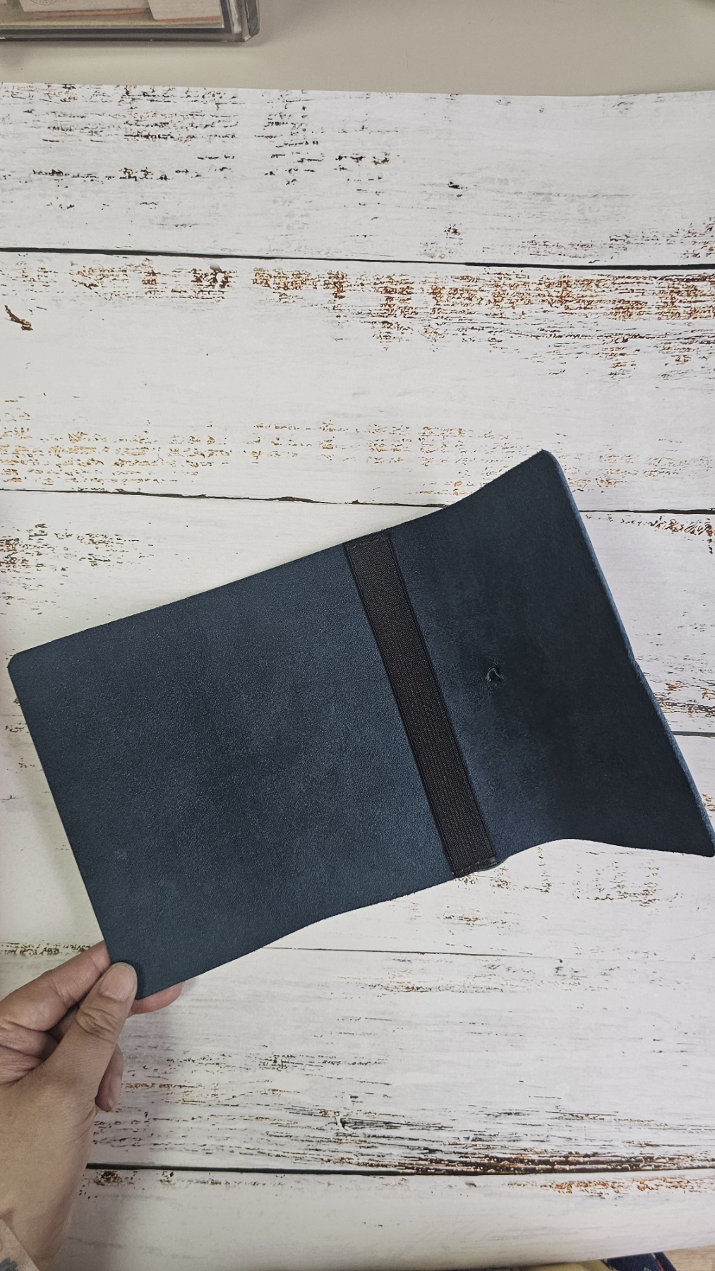 Premium Tri-Fold Leather Journal by Aina 