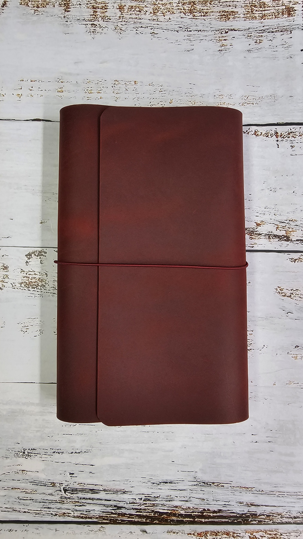 Premium Tri-Fold Leather Journal by Aina 