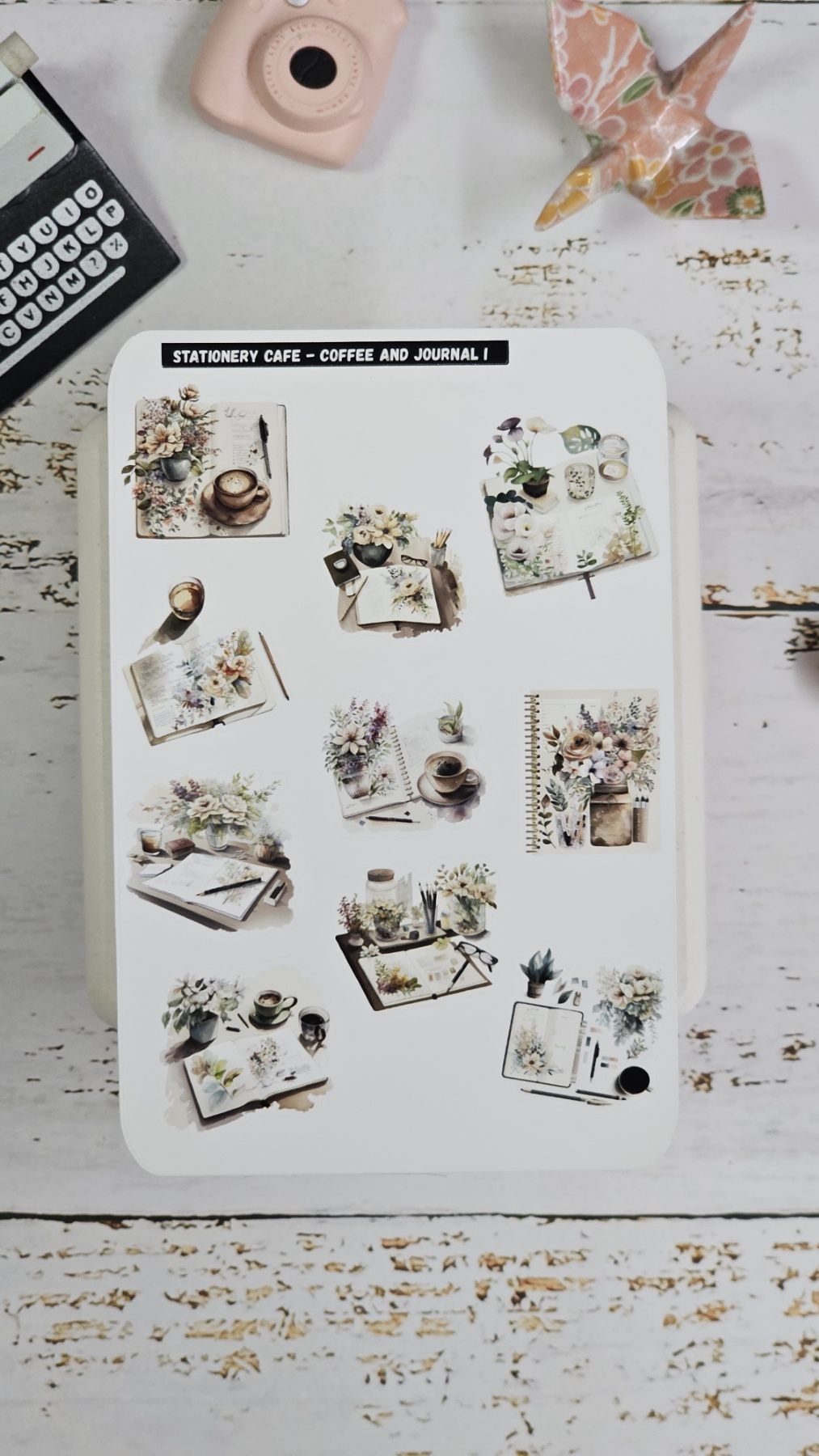 Stationery cafe - Sticker - Coffee And Journal series