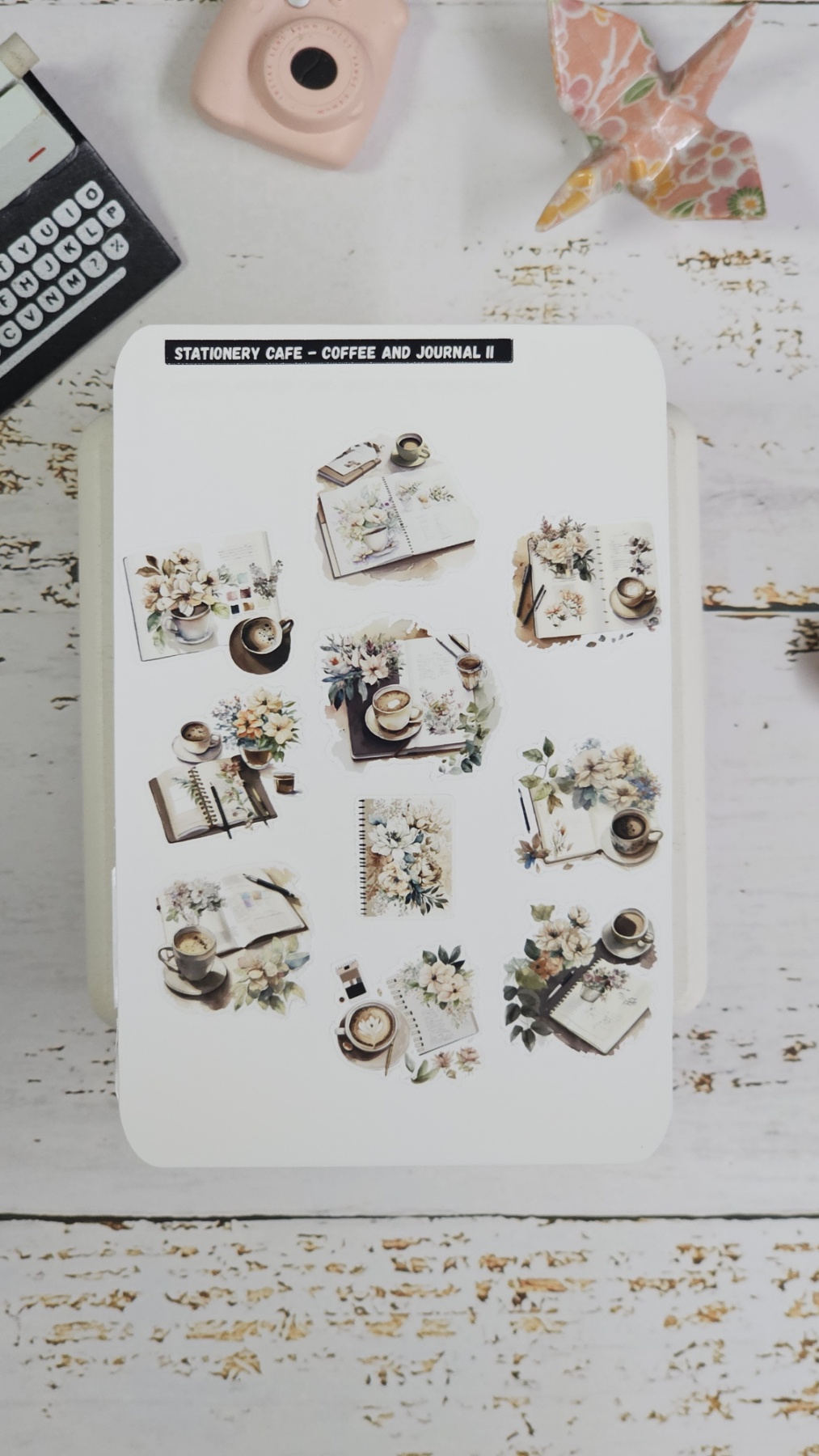 Stationery cafe - Sticker - Coffee And Journal series