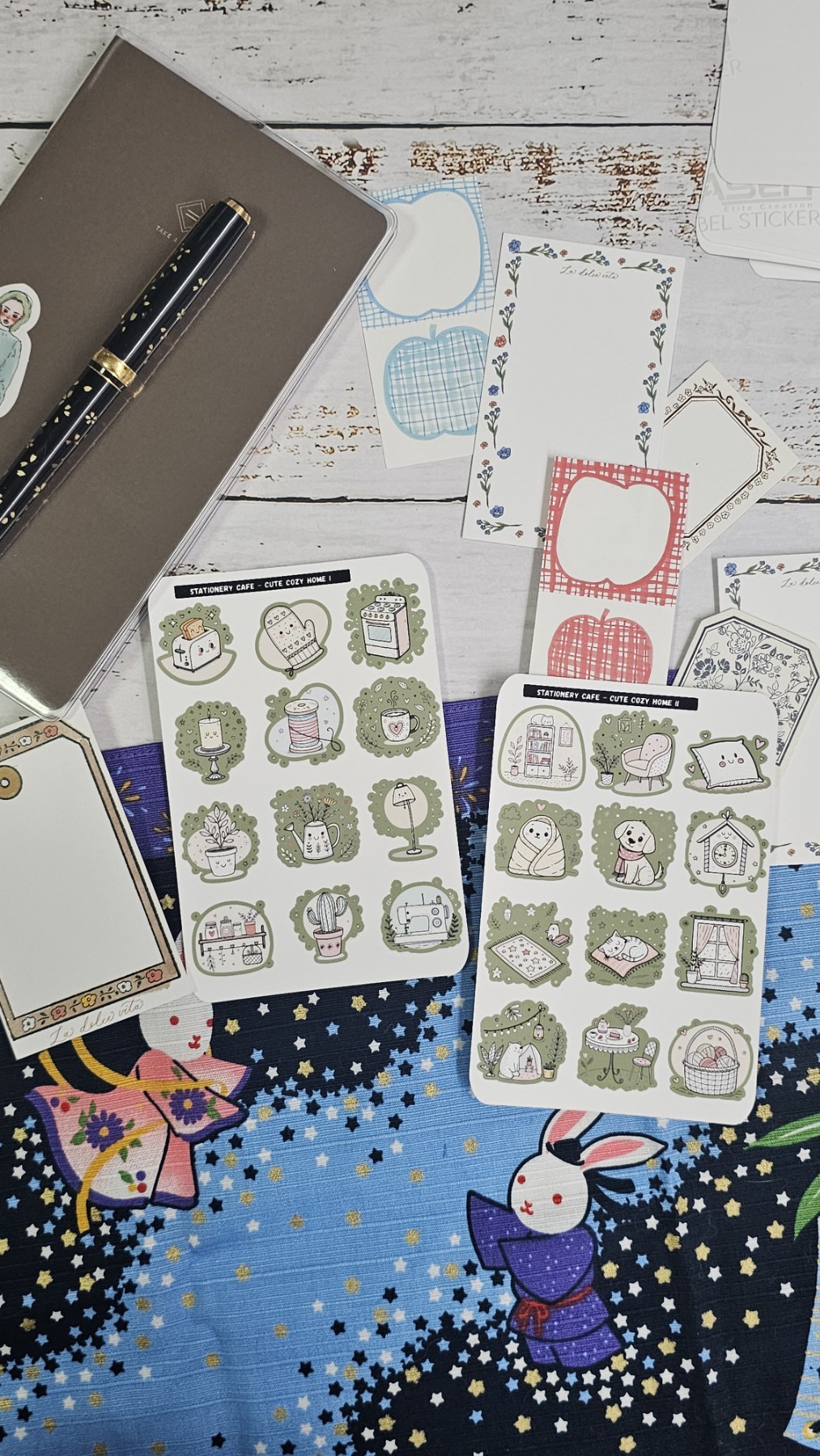 Stationery cafe - Sticker -  Cute Cozy Home series