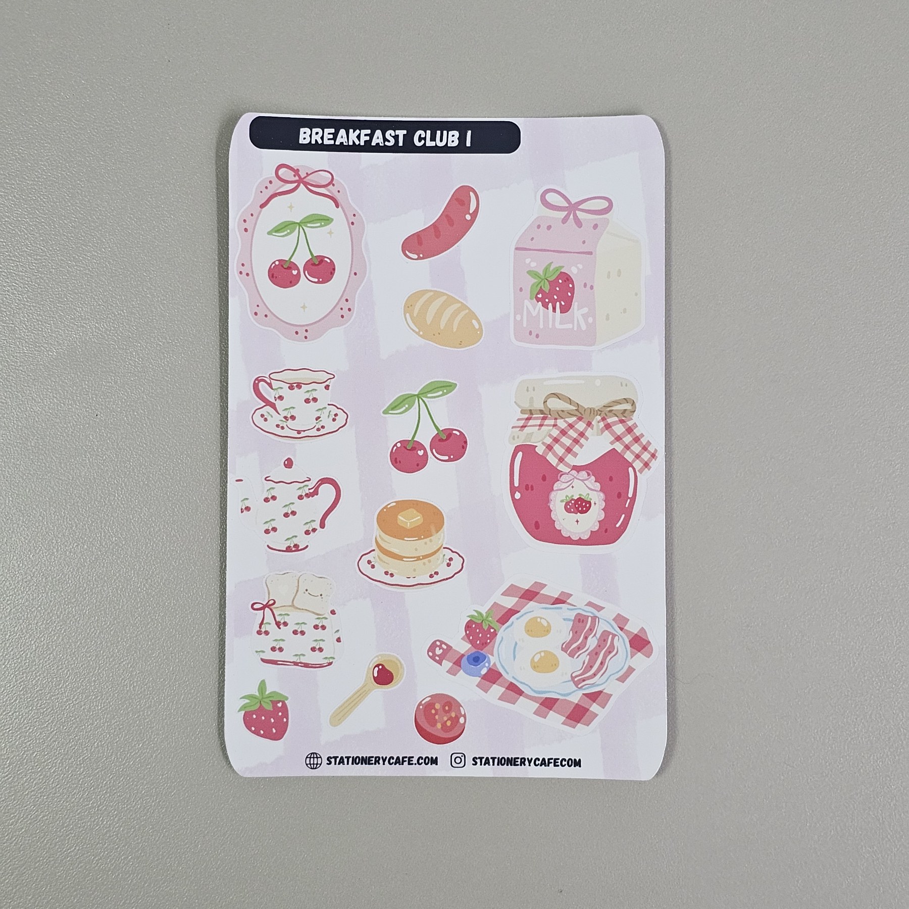 Stationery cafe - Sticker - Cute Cozy Home series