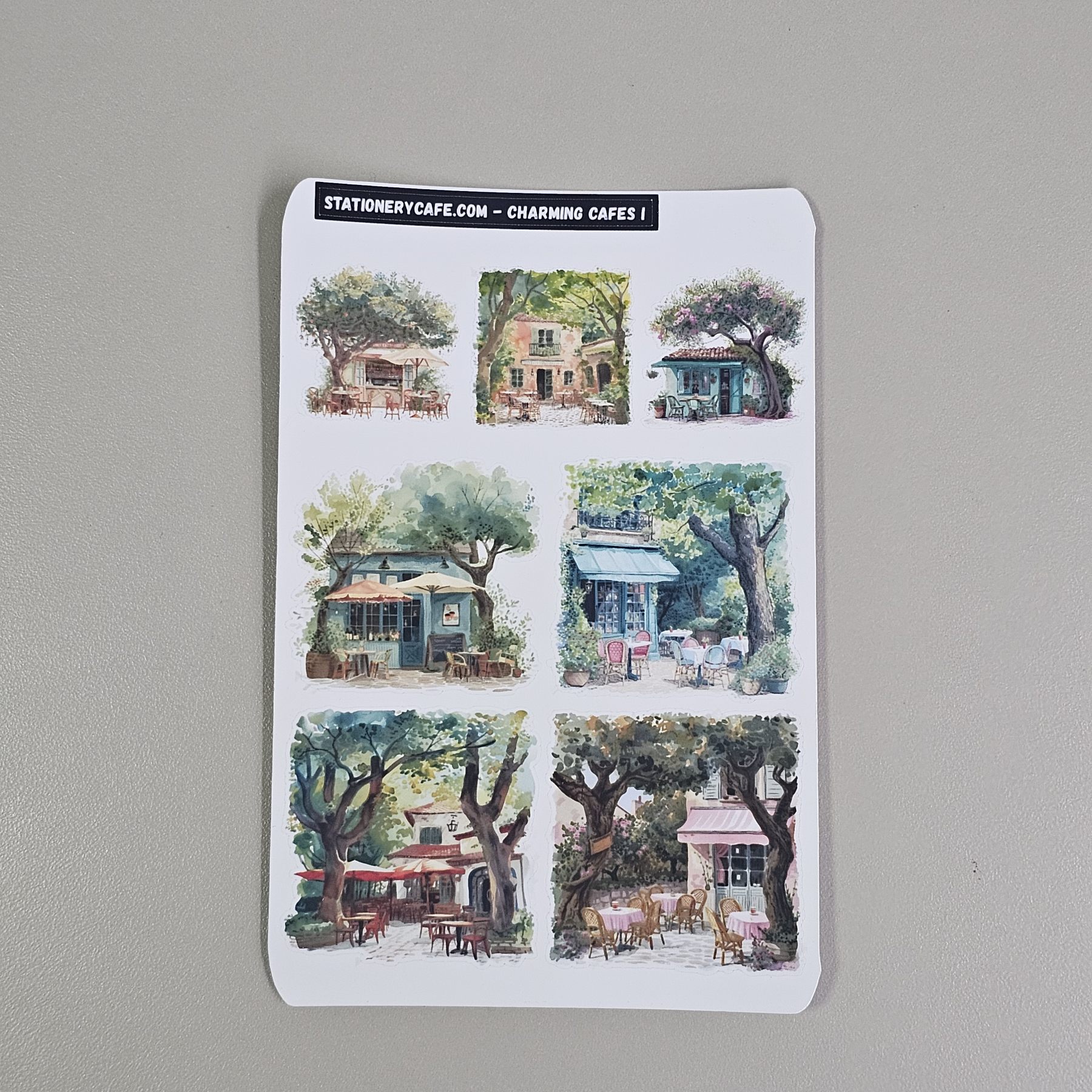 Stationery cafe - Sticker - Cute Cozy Home series