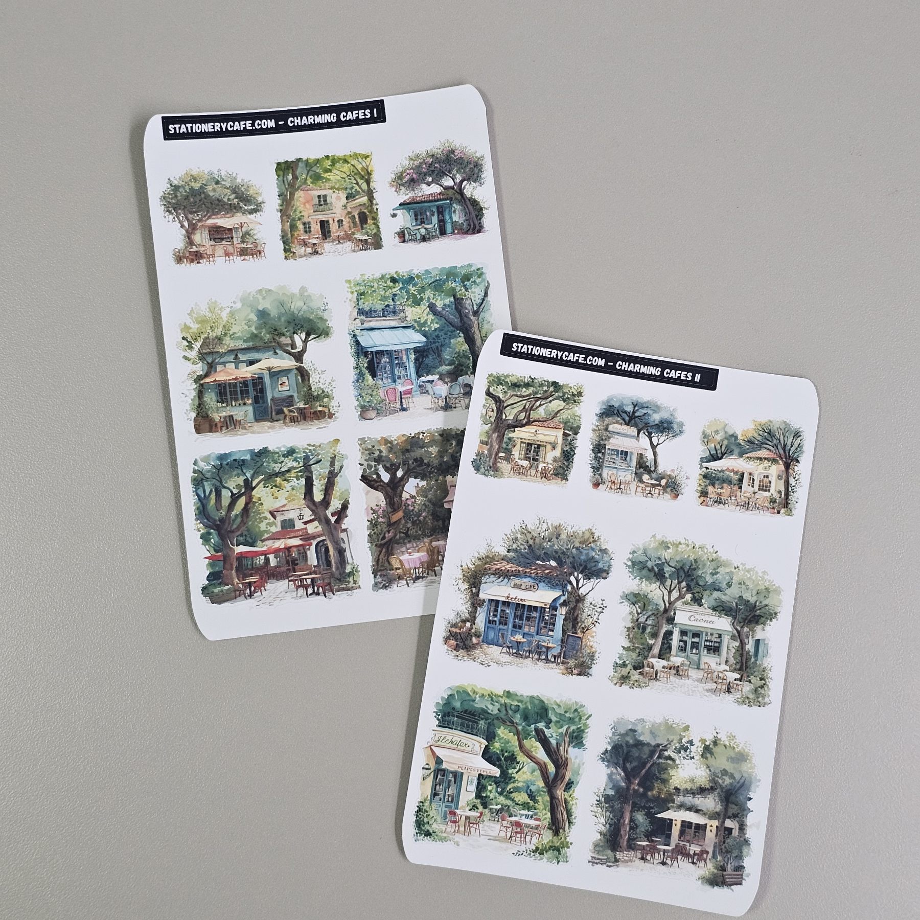 Stationery cafe - Sticker -  Charming Cafe series
