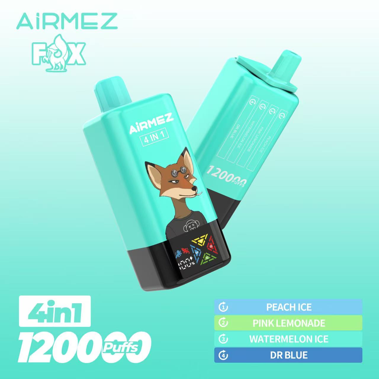 Airmez FOX 120k Puffs 4 IN 1