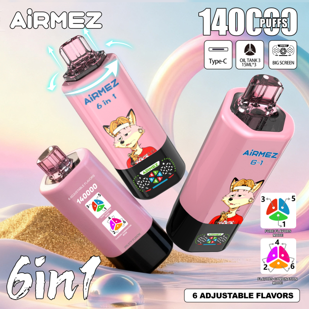Airmez FOX 140000 Puffs 6 IN 1
