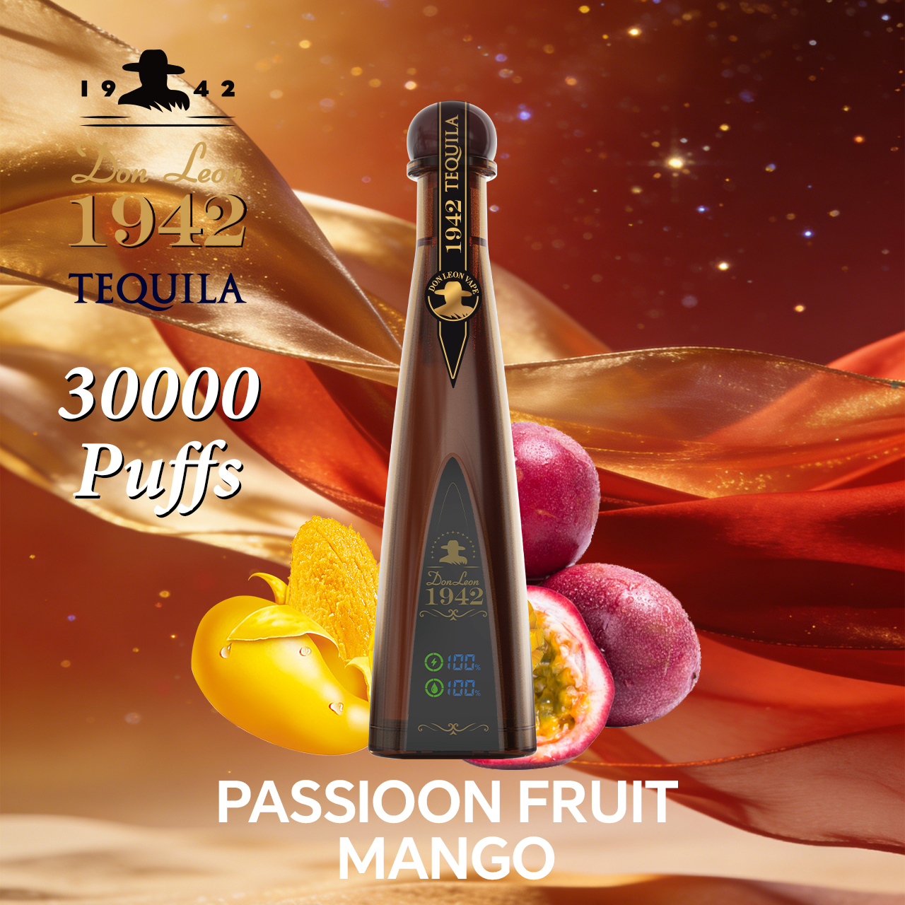 Don leon Tequila 1942 30000 Puffs