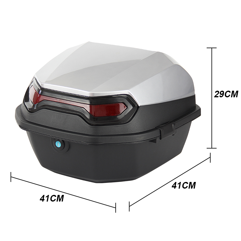 摩托车电瓶车尾箱后备箱型号020丨Electric scooter trunk motorcycle tail box Model 020