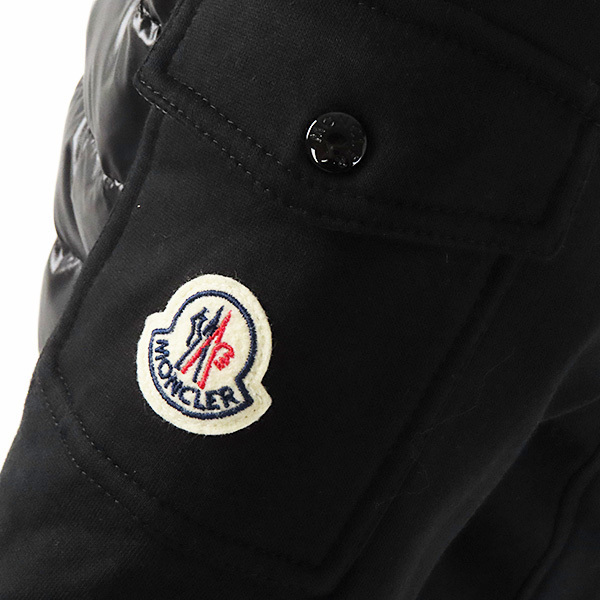 MONCLER モンクレール ダウン スウェットパーカー 異素材 防寒