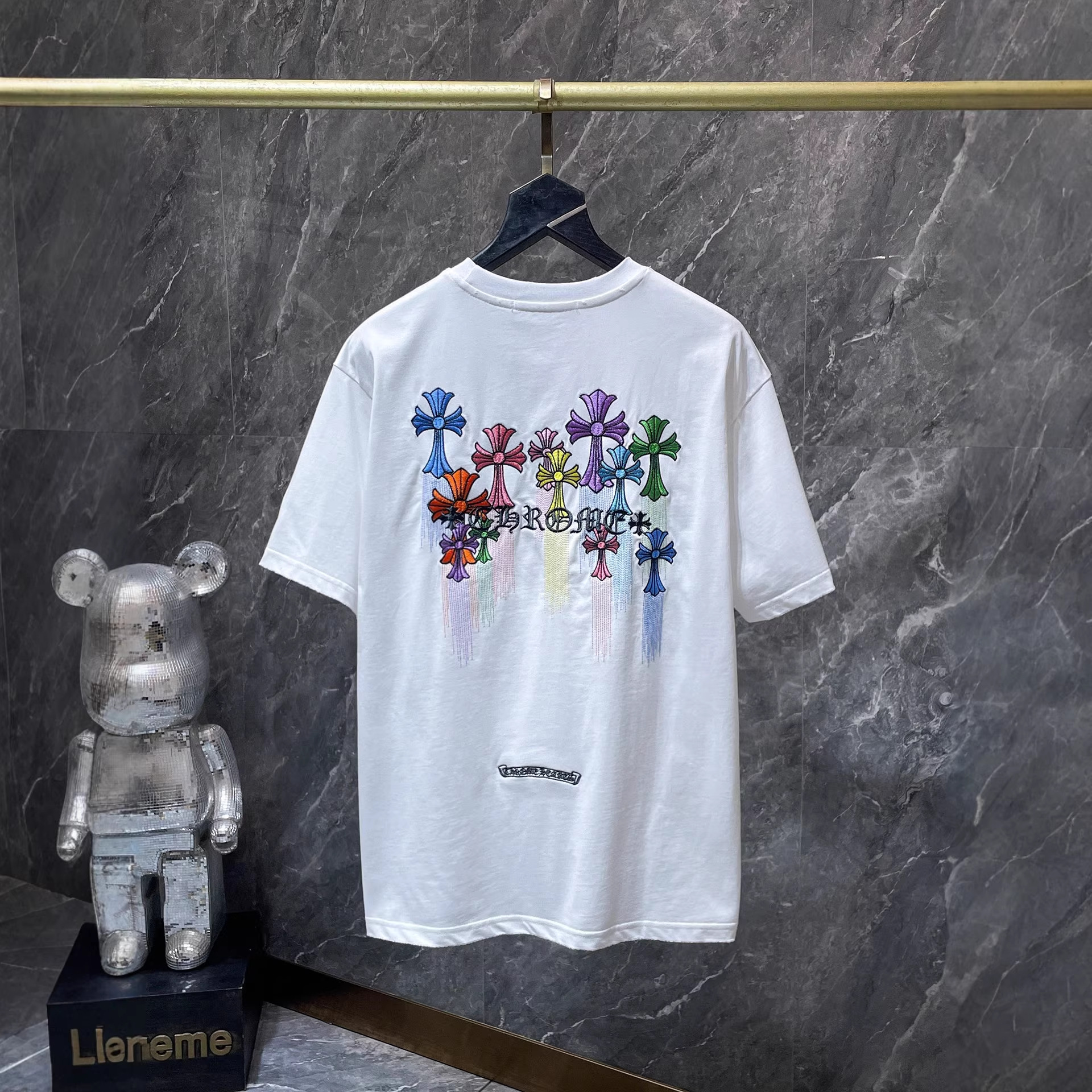 Chrome Hearts/クロムハーツ 2026SS夏新作 半袖Tシャツ 男女兼用 黑/白 CHT-26S22