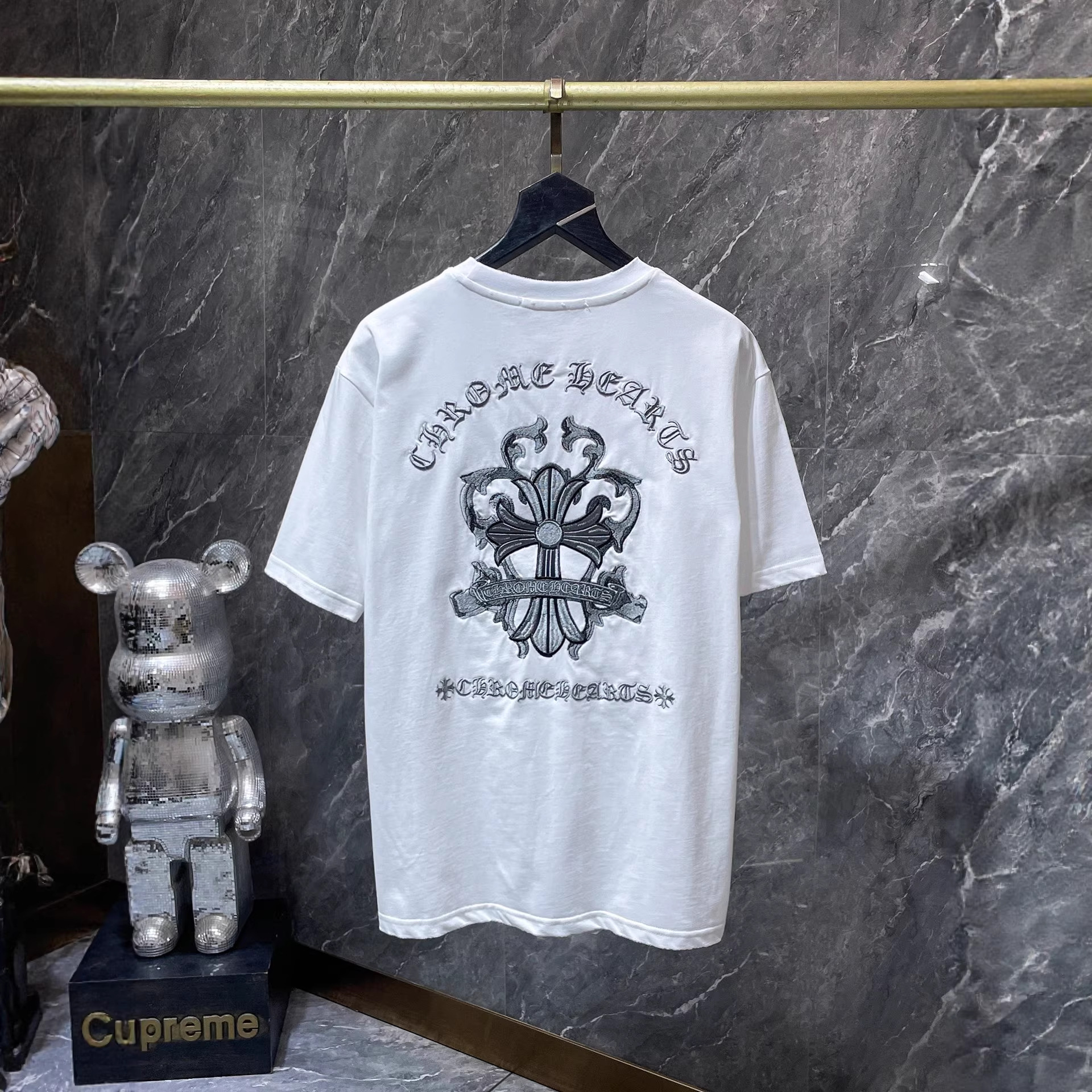 Chrome Hearts/クロムハーツ 2026SS夏新作 半袖Tシャツ 男女兼用 黑/白 CHT-26S25