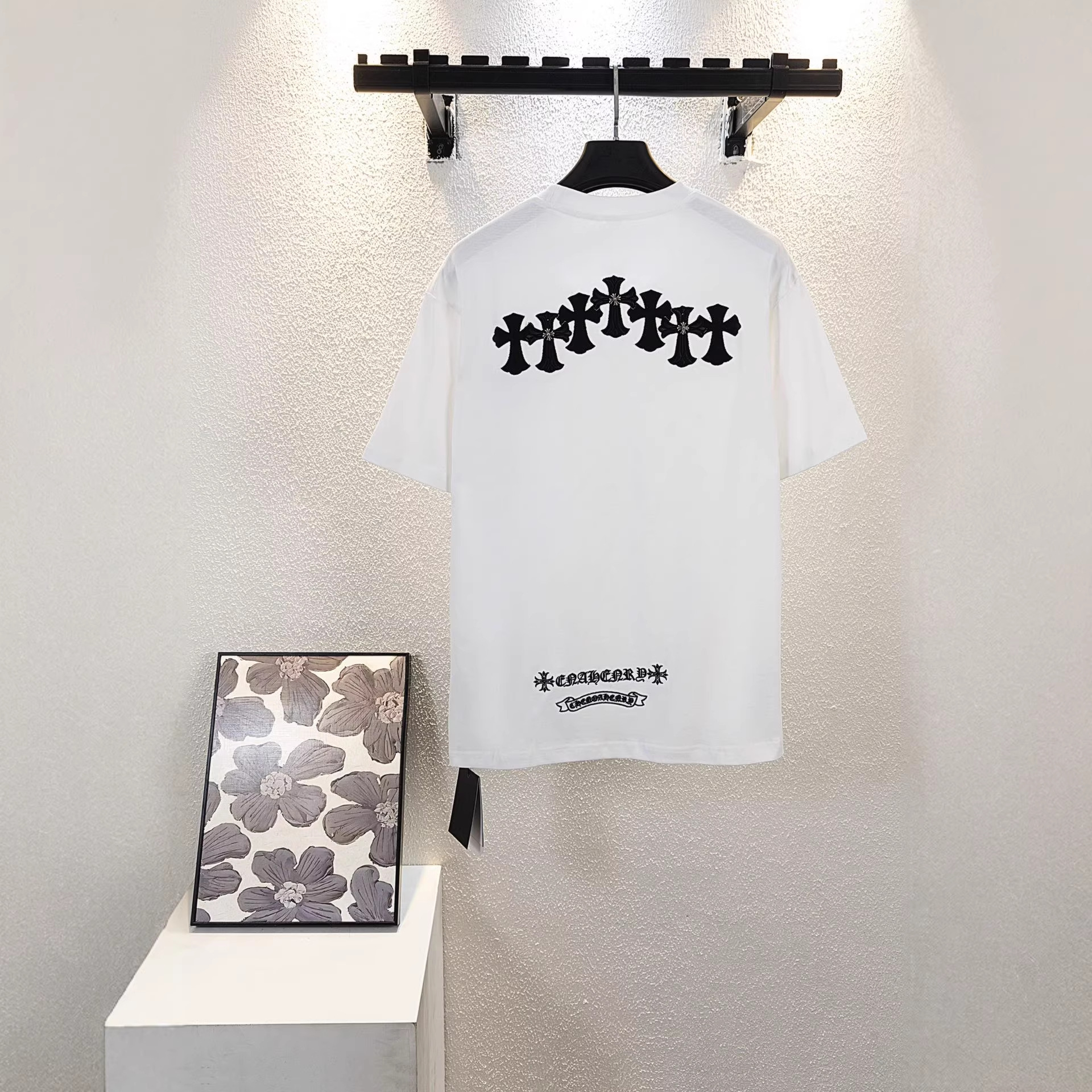 Chrome Hearts/クロムハーツ 2026SS夏新作 半袖Tシャツ 男女兼用 黑/白 CHT-26S26