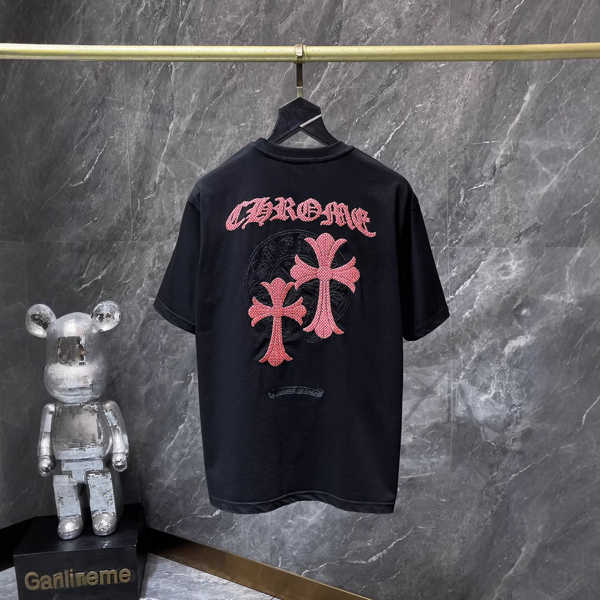 【今季注目】Chrome Hearts/クロムハーツ 2026SS夏新作 半袖Tシャツ 男女兼用 黑/白 CHT-26S18
