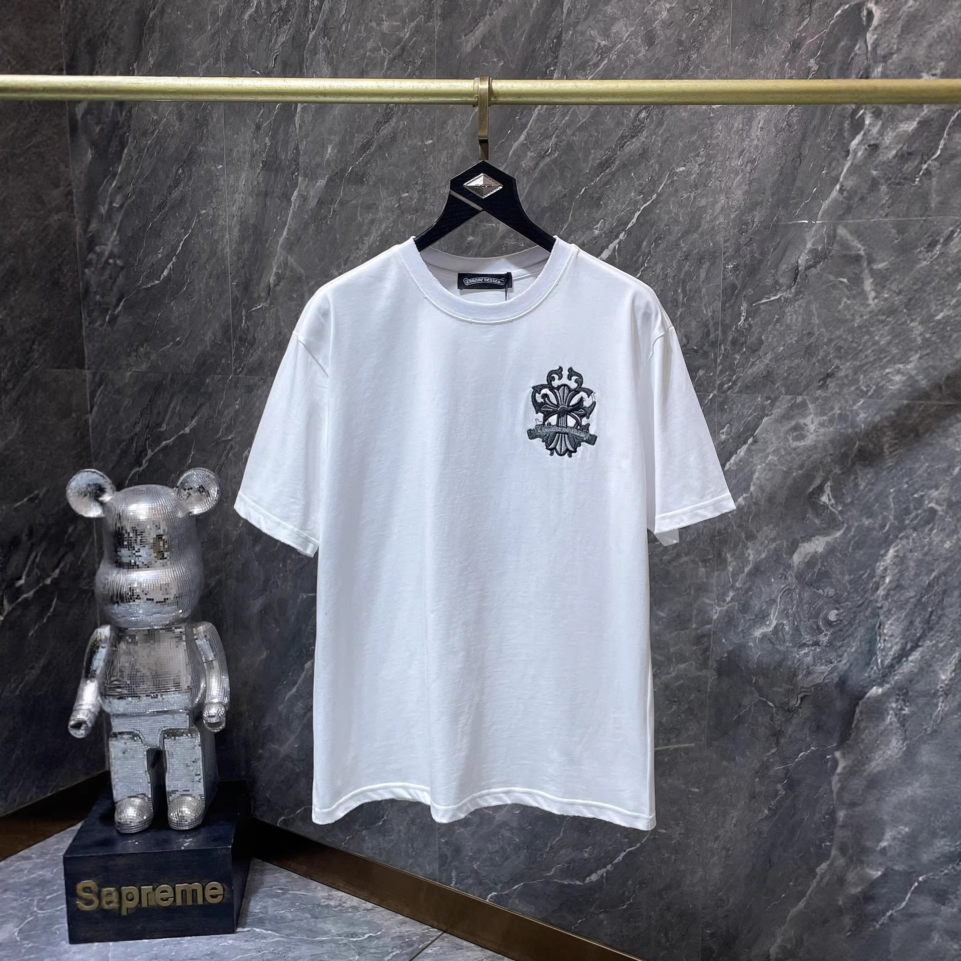 Chrome Hearts/クロムハーツ 2026SS夏新作 半袖Tシャツ 男女兼用 黑/白 CHT-26S25