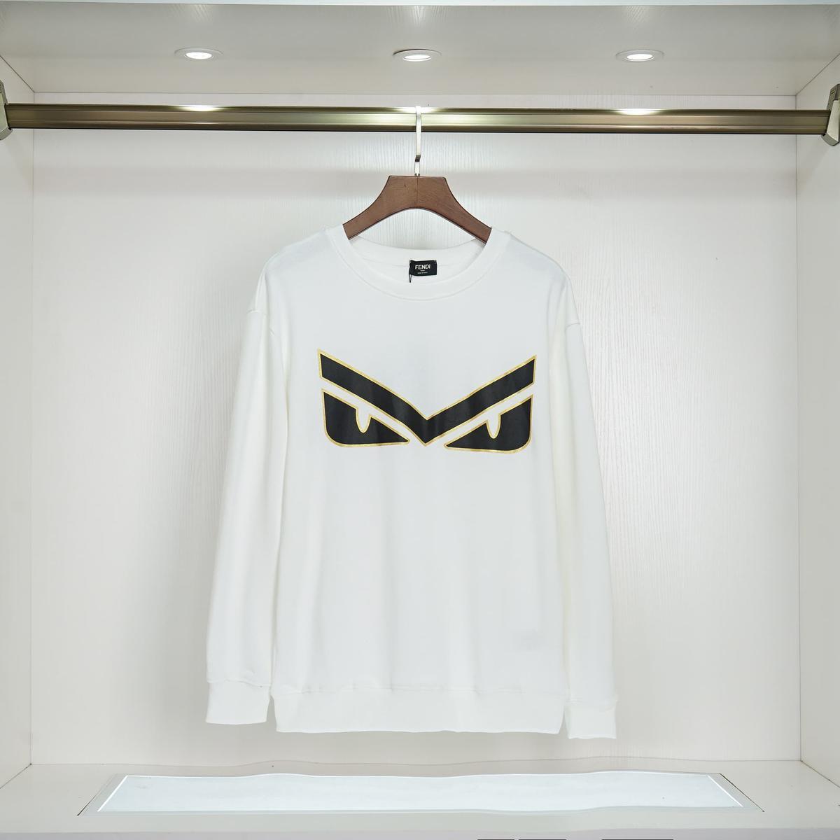 FENDI  パーカー フェンディ プレントおしゃれ カジュアル 丸首 通勤 通学 男女兼用