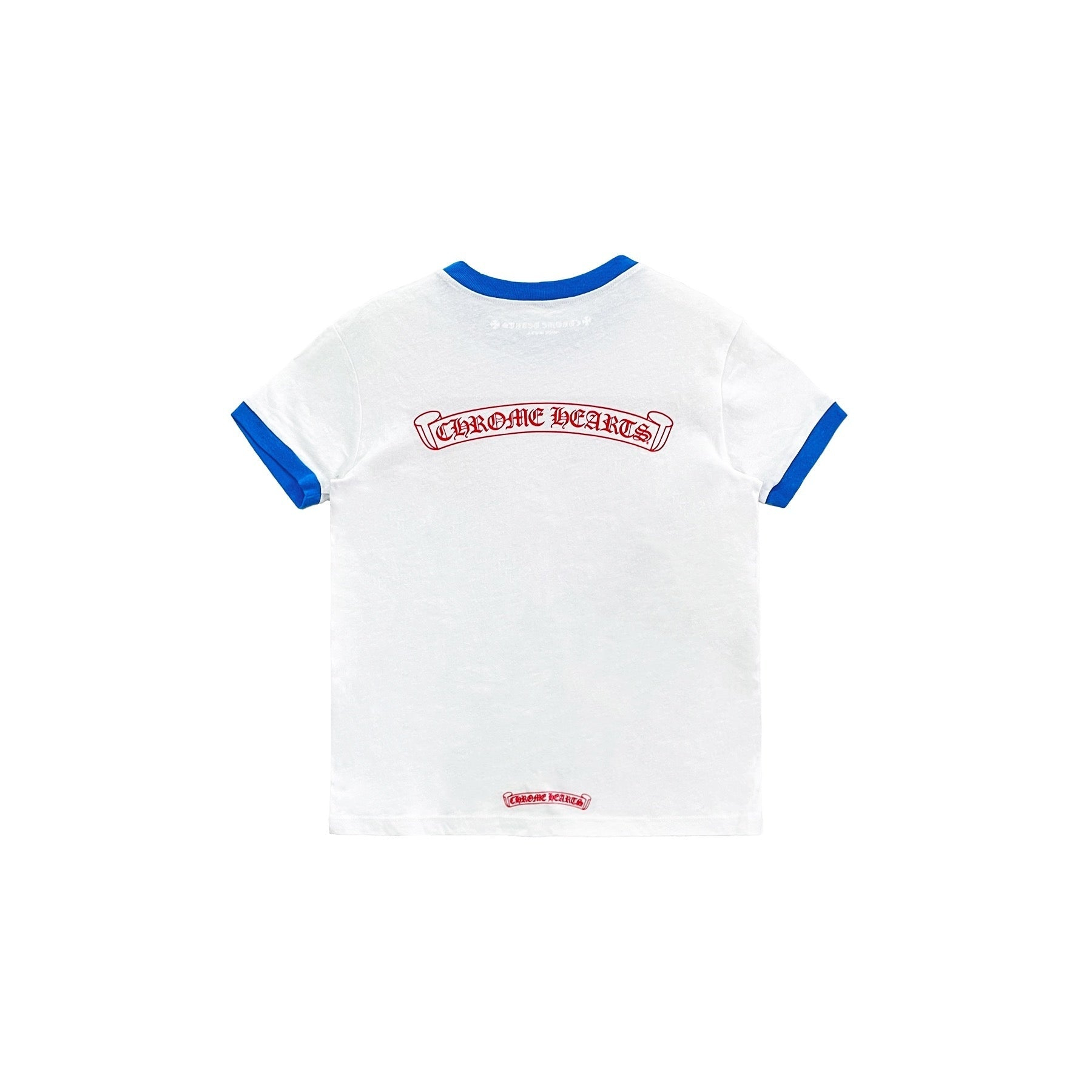 CHROME HEARTS クロムハーツ ヴィンテージ ホワイト スクロール ロゴ Tシャツ　レディース