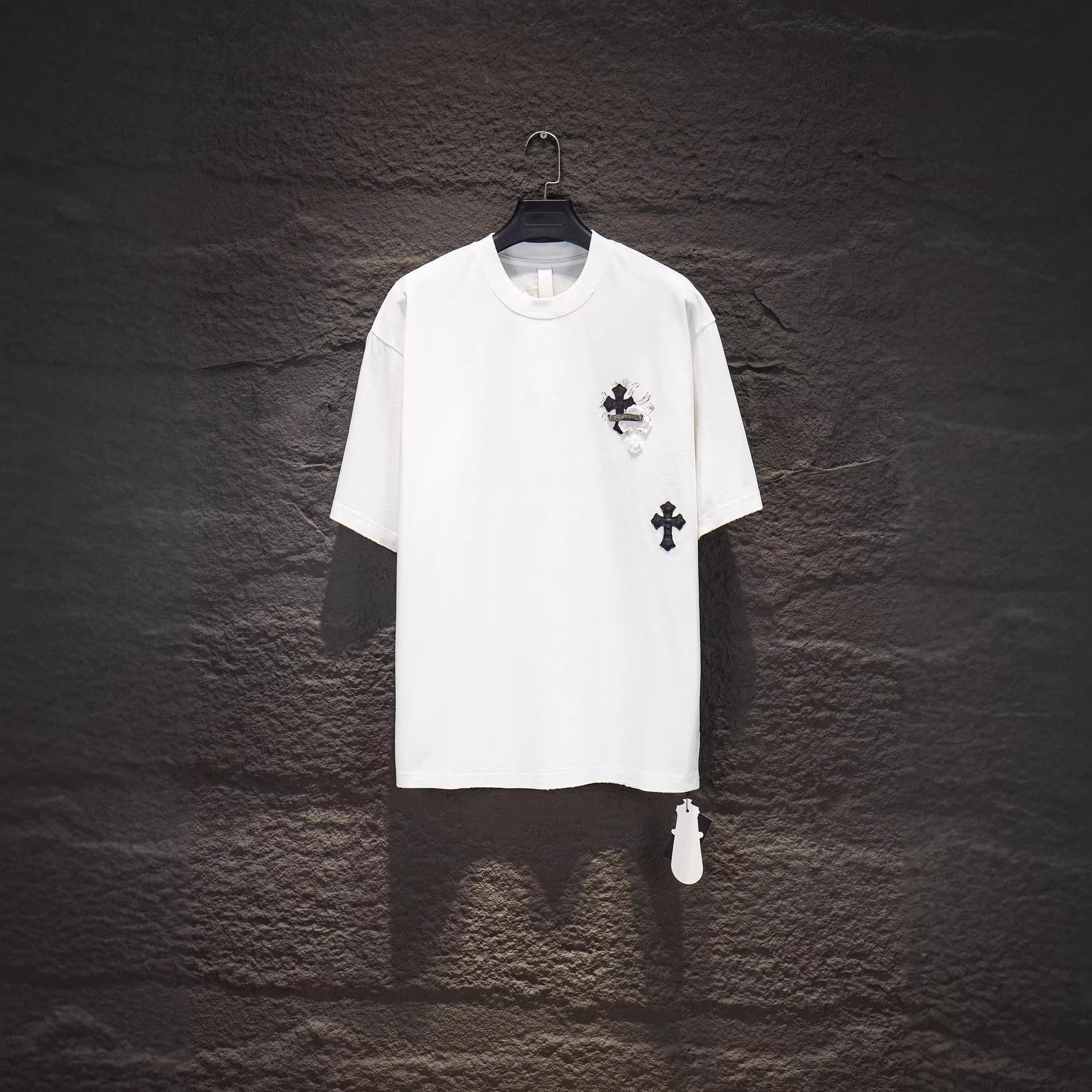 【今季注目】Chrome Hearts/クロムハーツ 2026SS夏新作 半袖Tシャツ 男女兼用 黑/白 CHT-26S16