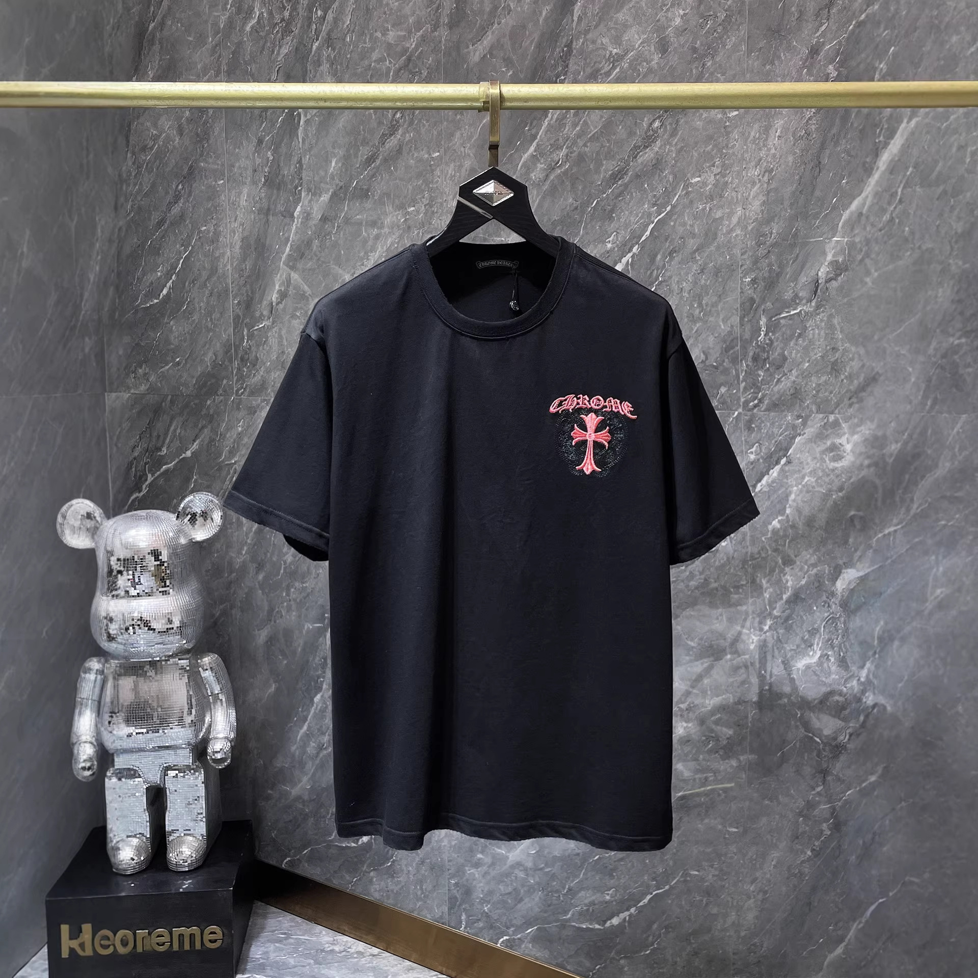 【今季注目】Chrome Hearts/クロムハーツ 2026SS夏新作 半袖Tシャツ 男女兼用 黑/白 CHT-26S18