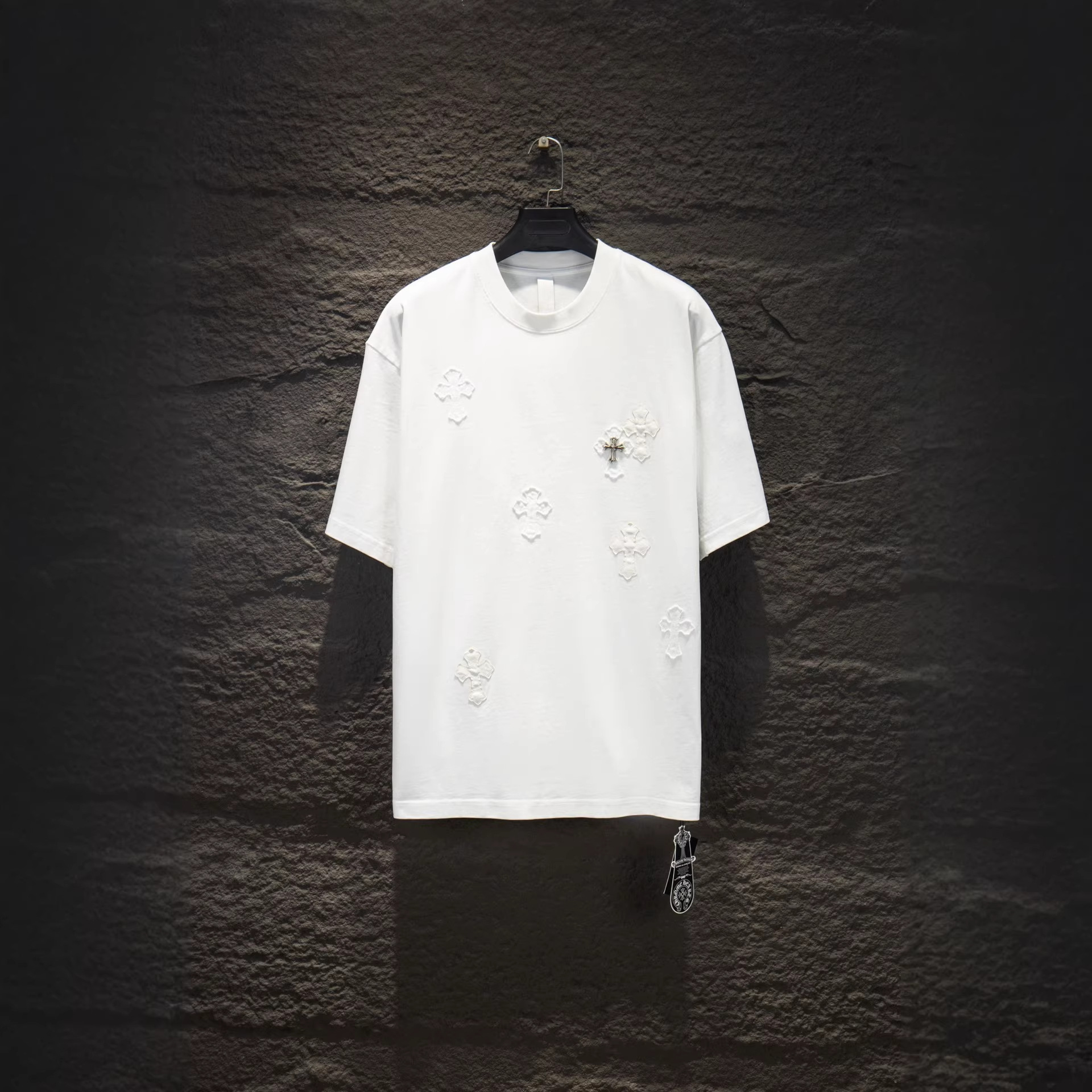 【今季注目】Chrome Hearts/クロムハーツ 2026SS夏新作 半袖Tシャツ 男女兼用 黑/白 CHT-26S19