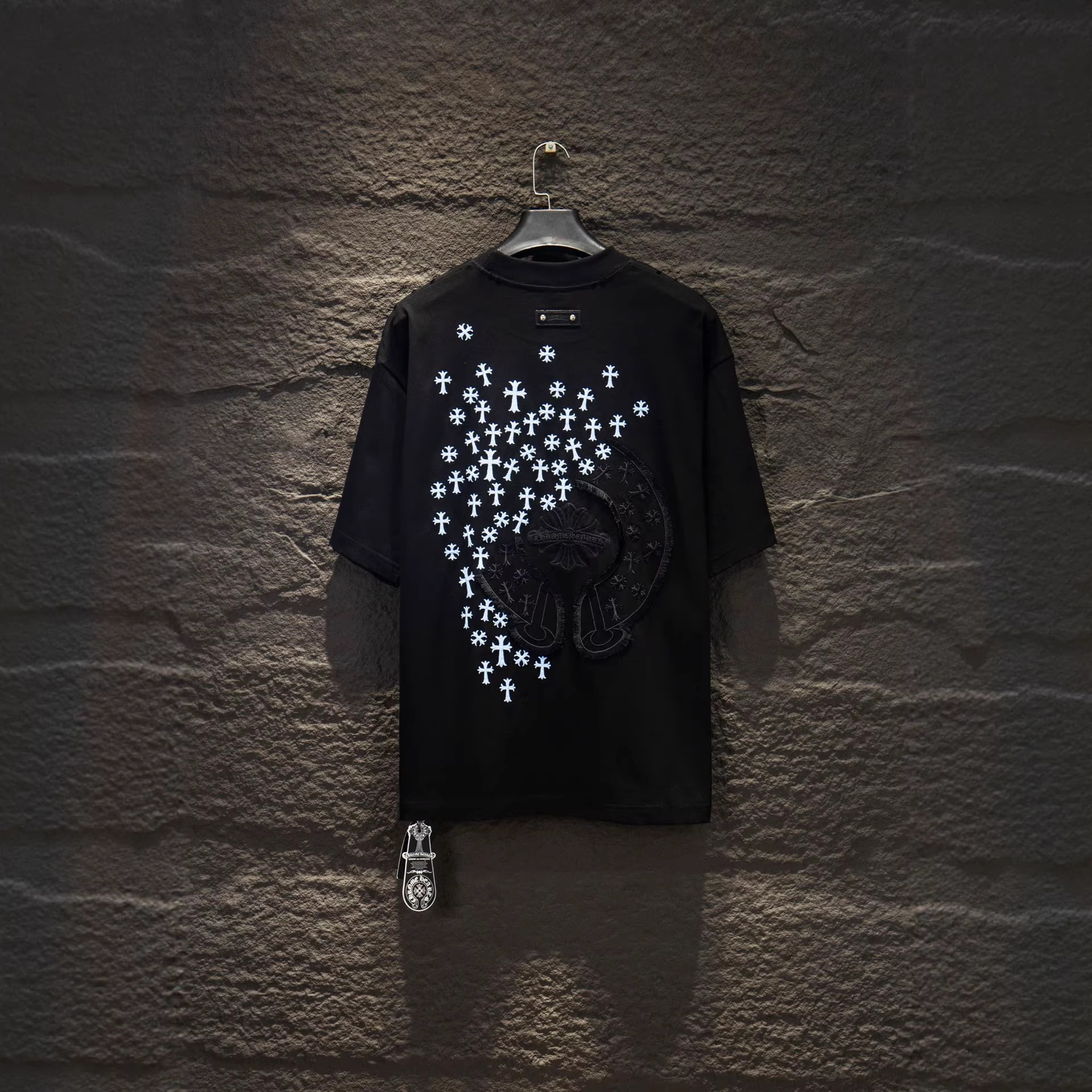 【今季注目】Chrome Hearts/クロムハーツ 2026SS夏新作 半袖Tシャツ 黑/白 CHT-26S10