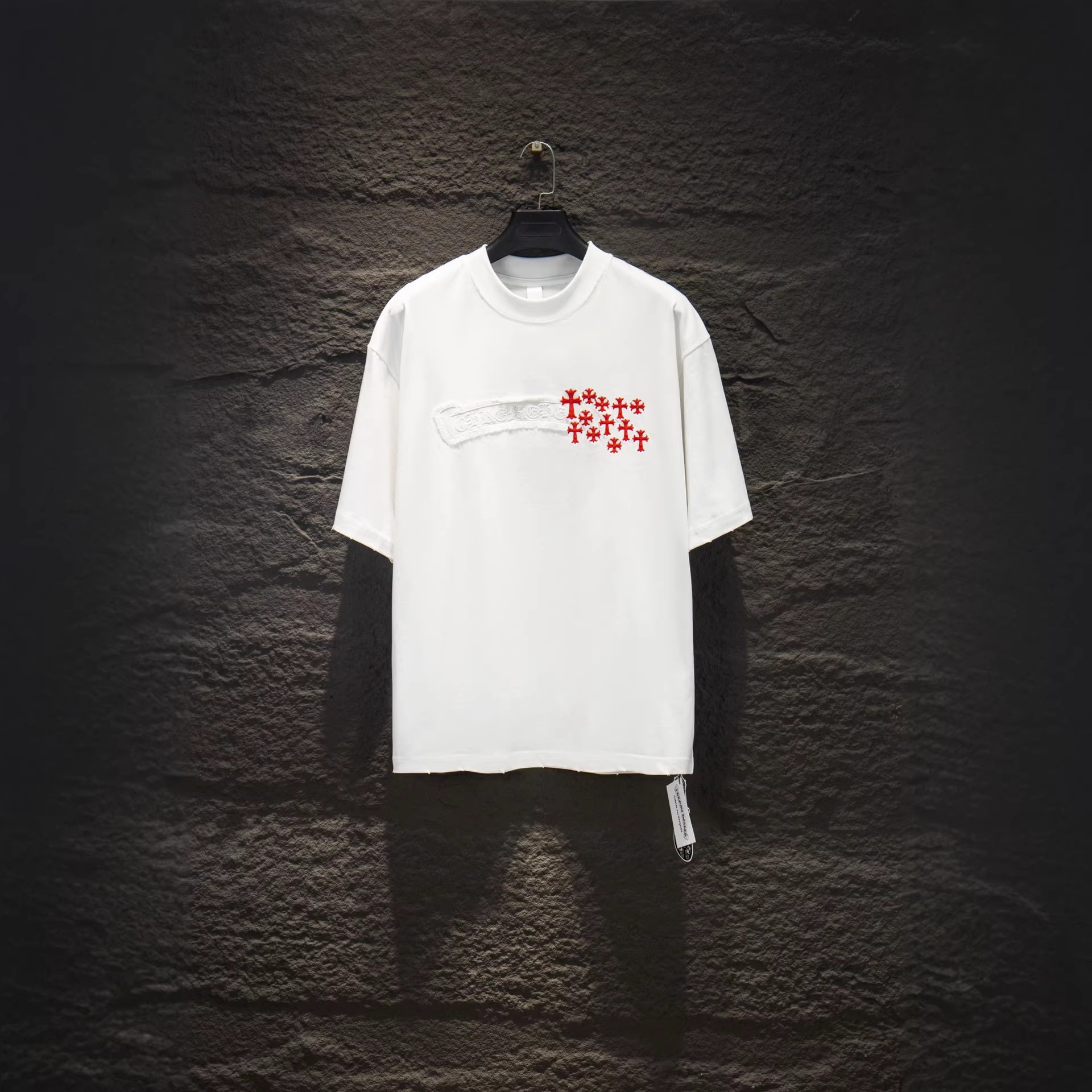 【今季注目】Chrome Hearts/クロムハーツ 2026SS夏新作 半袖Tシャツ 黑/白 CHT-26S10