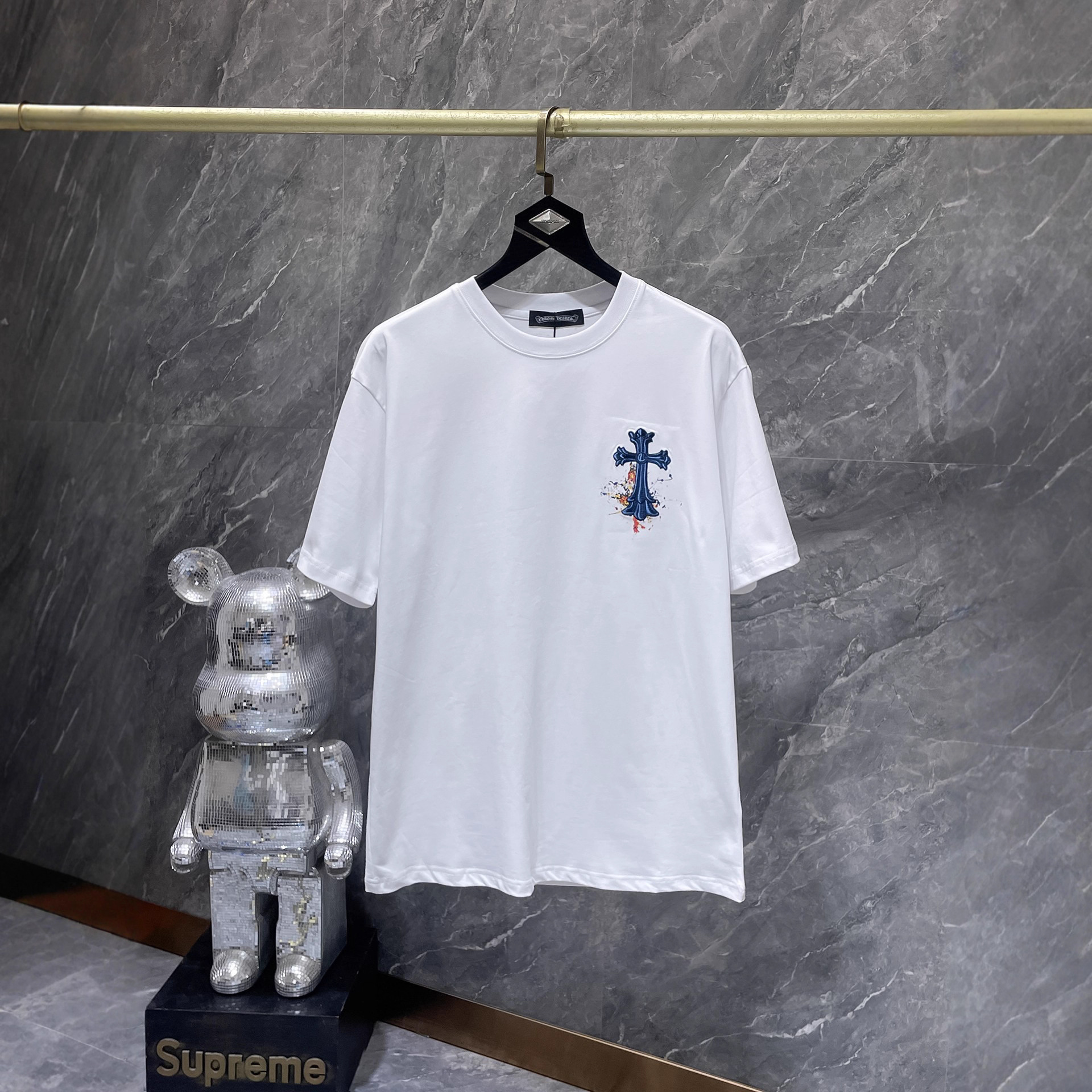 【今季注目】Chrome Hearts/クロムハーツ 2026SS夏新作 半袖Tシャツ 男女兼用 黑/白 CHT-26S17