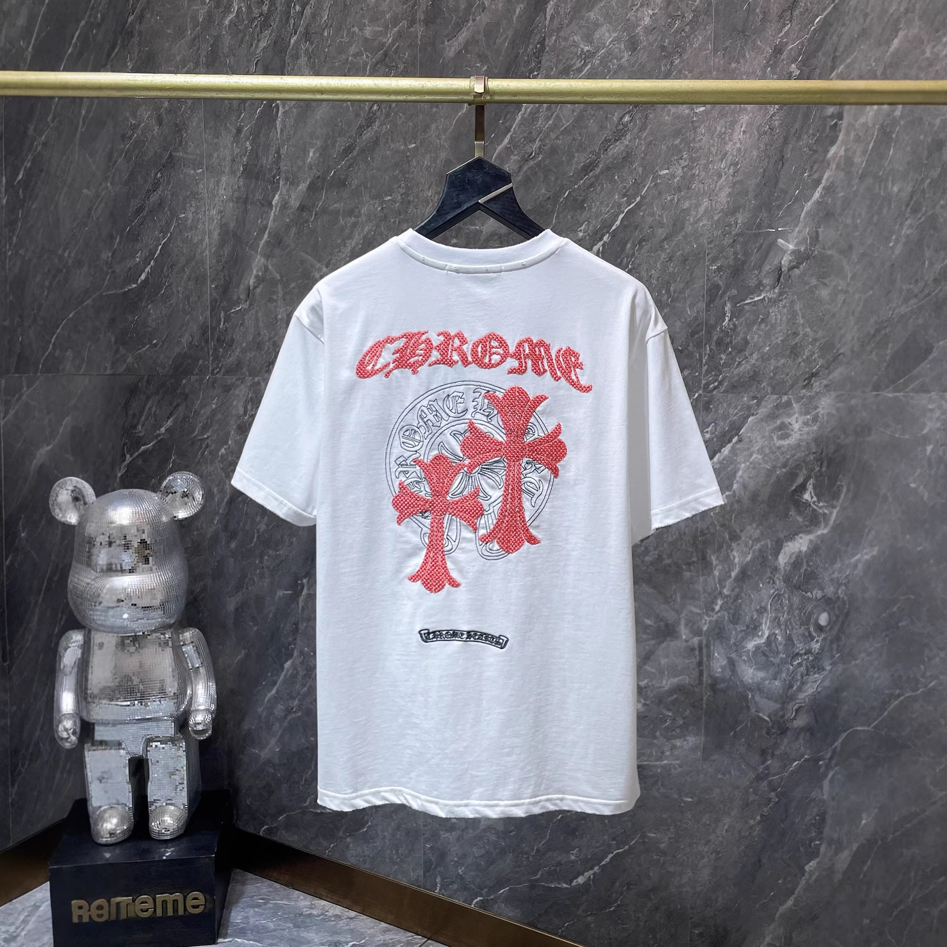 【今季注目】Chrome Hearts/クロムハーツ 2026SS夏新作 半袖Tシャツ 男女兼用 黑/白 CHT-26S18