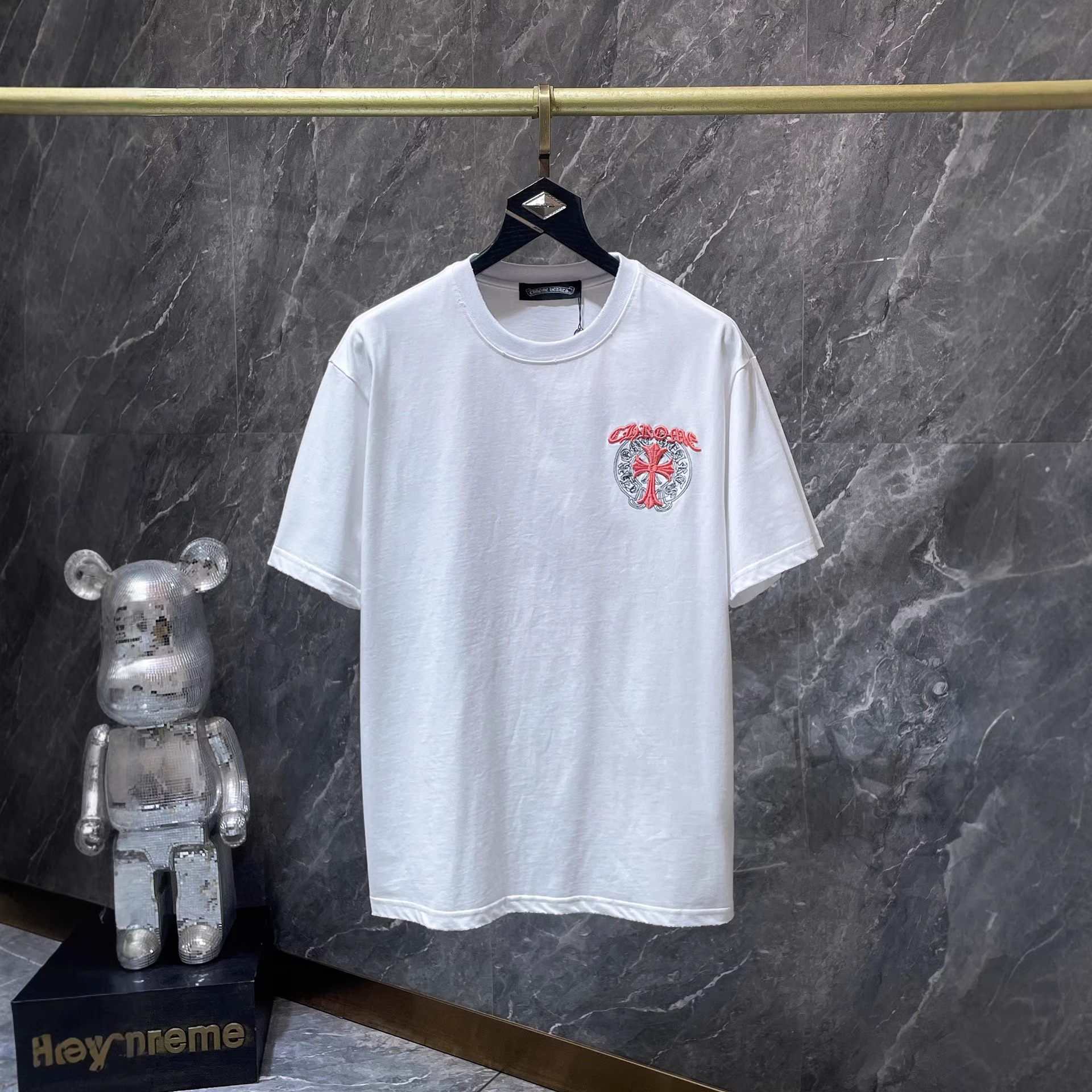 【今季注目】Chrome Hearts/クロムハーツ 2026SS夏新作 半袖Tシャツ 男女兼用 黑/白 CHT-26S18