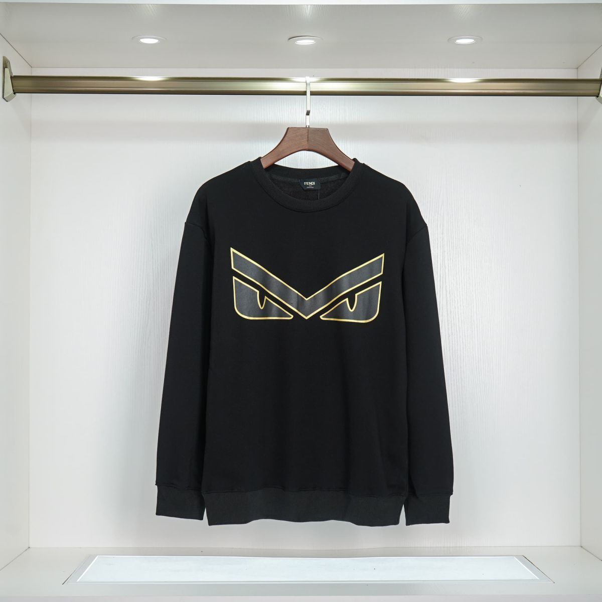 FENDI  パーカー フェンディ プレントおしゃれ カジュアル 丸首 通勤 通学 男女兼用