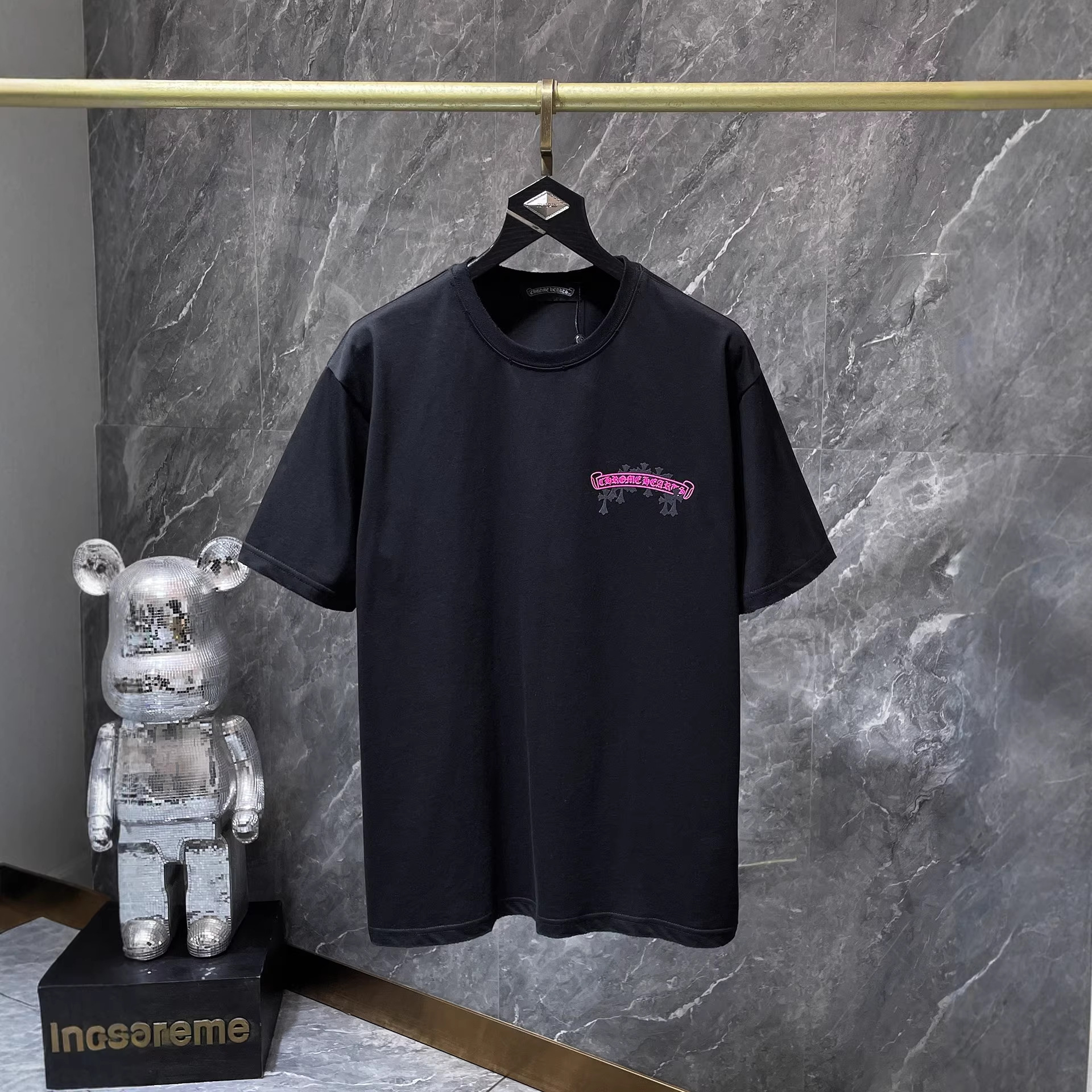 【今季注目】Chrome Hearts/クロムハーツ 2026SS夏新作 半袖Tシャツ 男女兼用 黑/白 CHT-26S21