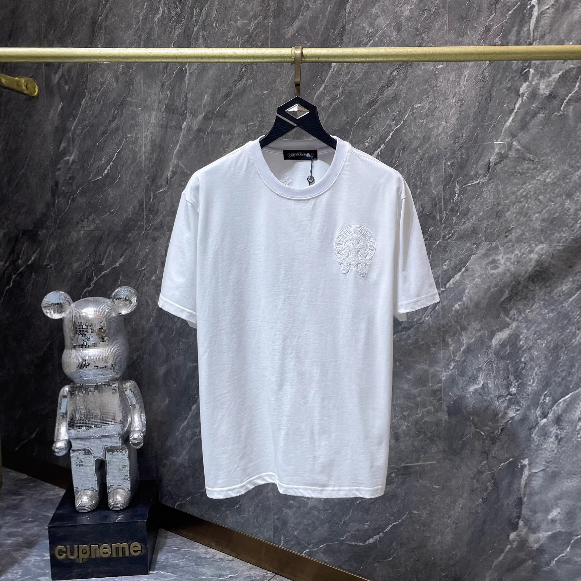 【今季注目】Chrome Hearts/クロムハーツ 2026SS夏新作 半袖Tシャツ 男女兼用 黑/白 CHT-26S13
