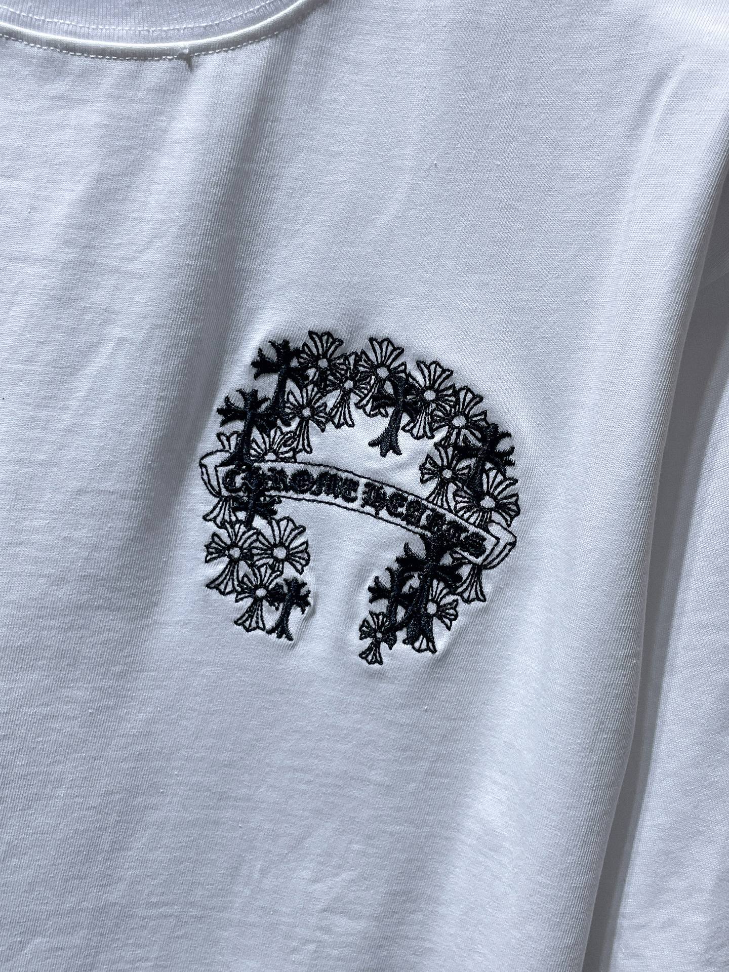 【今季注目】Chrome Hearts/クロムハーツ 2026SS夏新作 半袖Tシャツ 男女兼用 黑/白 CHT-26S12