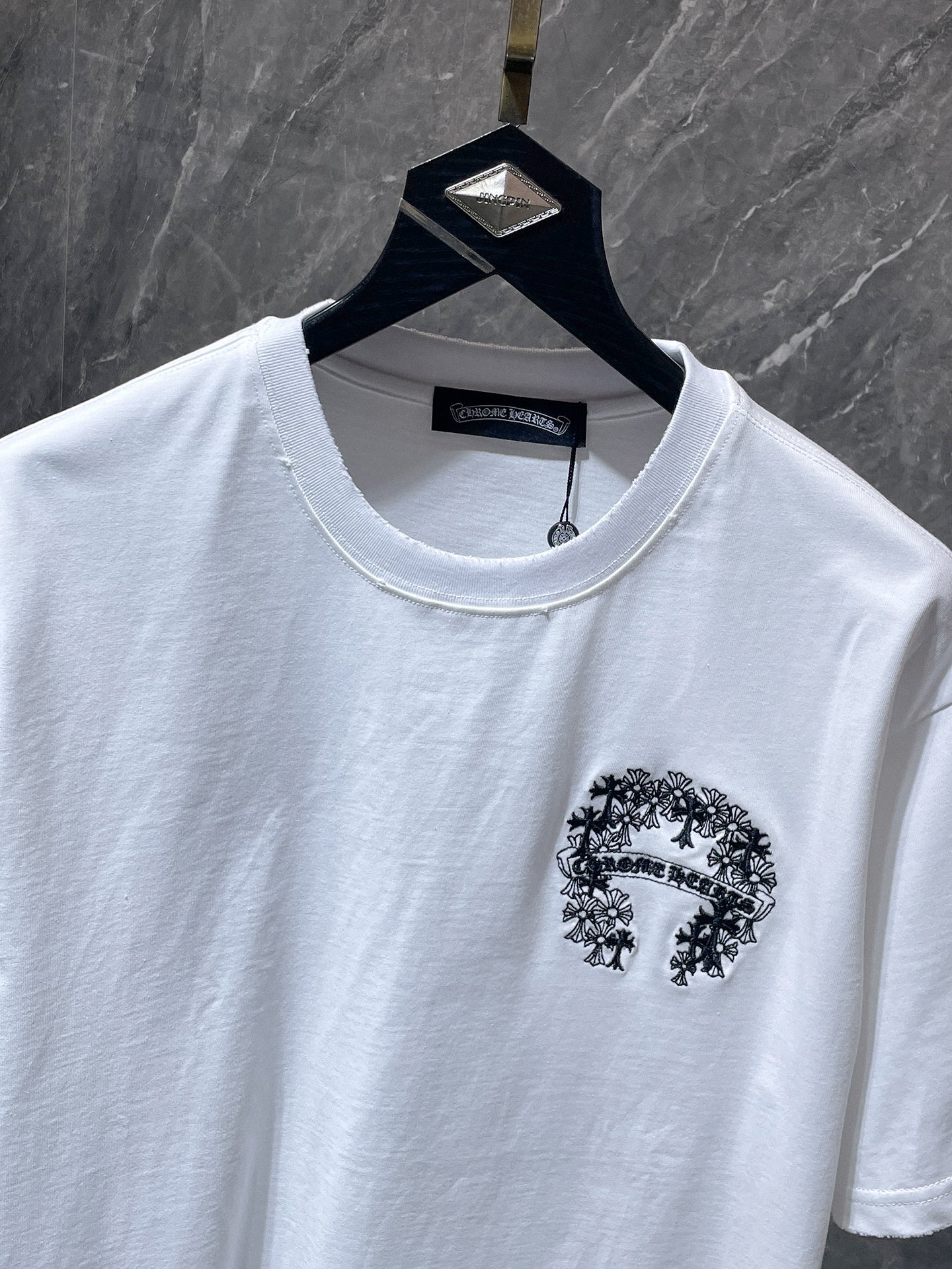 【今季注目】Chrome Hearts/クロムハーツ 2026SS夏新作 半袖Tシャツ 男女兼用 黑/白 CHT-26S12