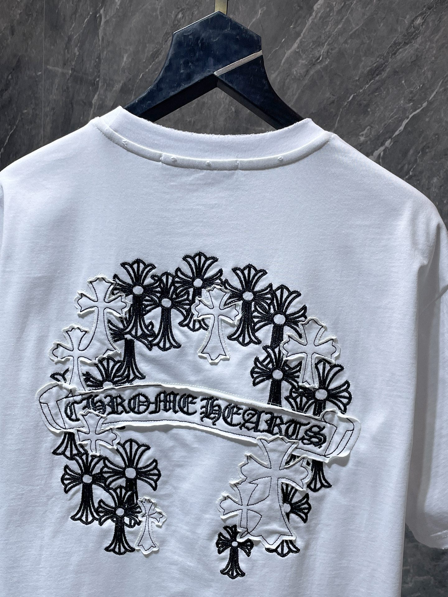 【今季注目】Chrome Hearts/クロムハーツ 2026SS夏新作 半袖Tシャツ 男女兼用 黑/白 CHT-26S12