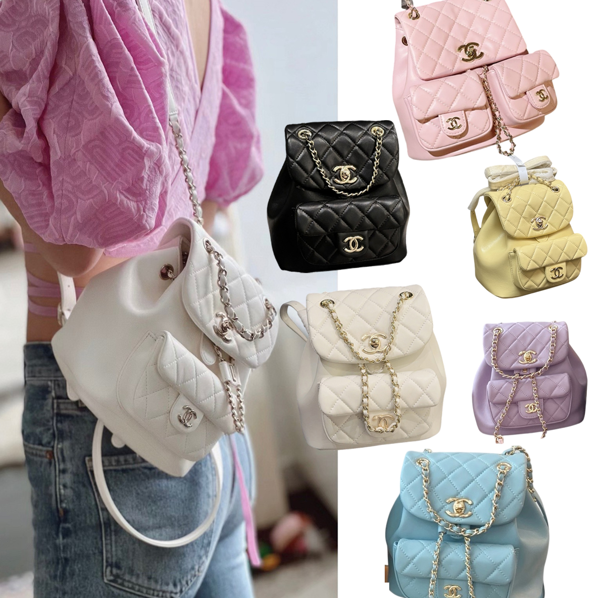 22C DUMA ◆希少♪コーデのお供に☆◆CHANEL★バックパック